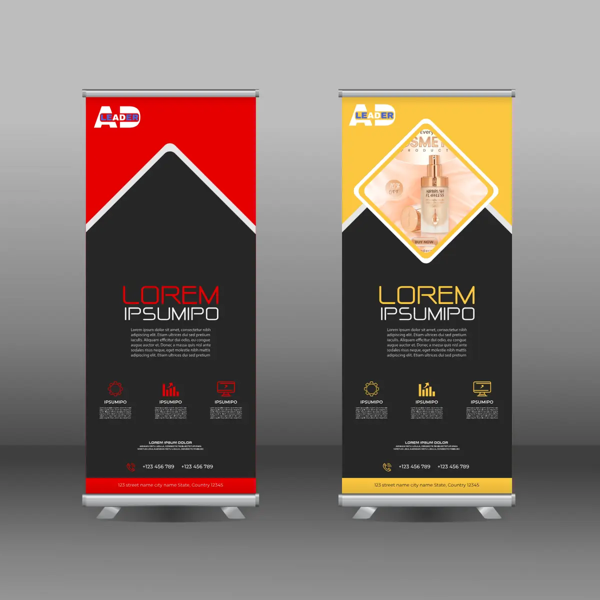 LEADER AD graphic design portfolio