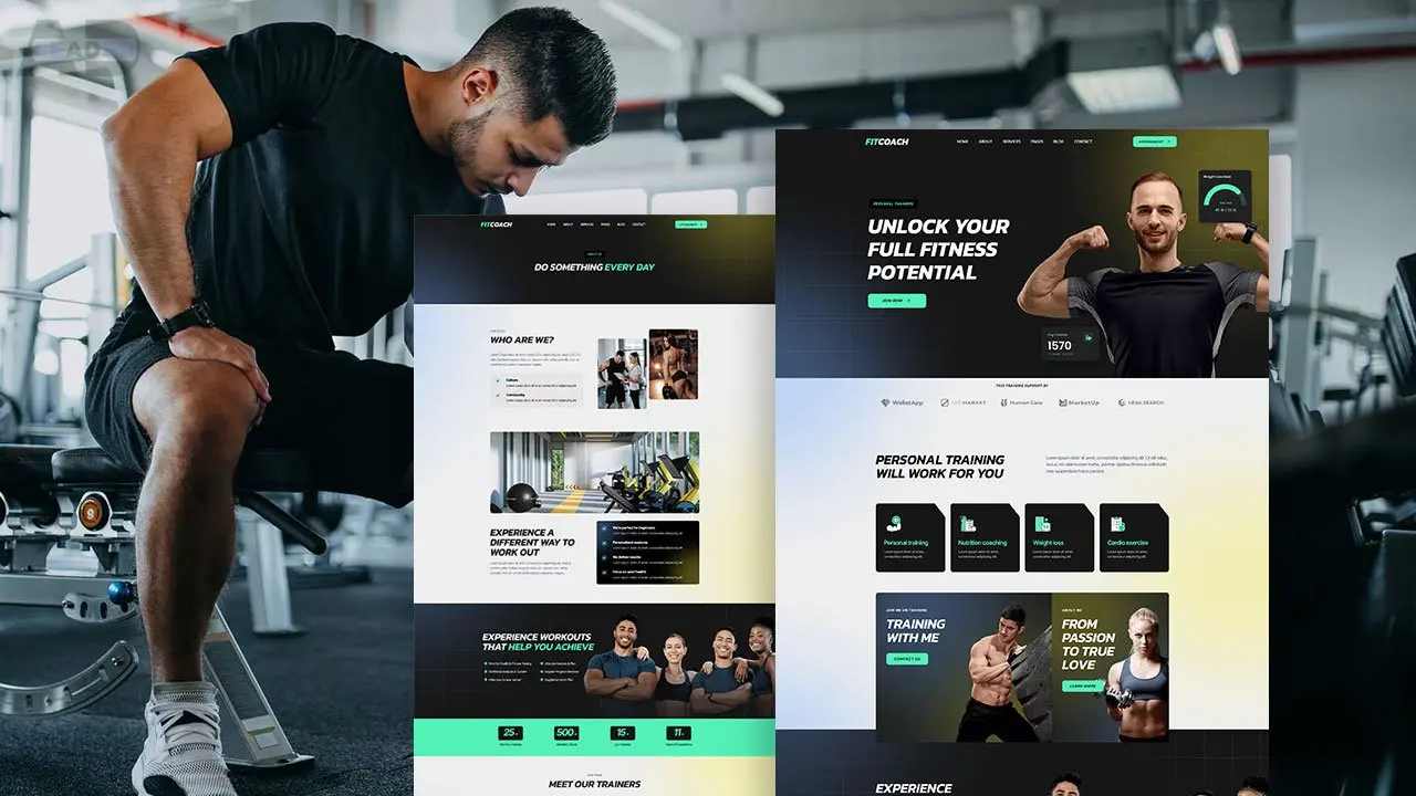 LEADER AD website design portfolio